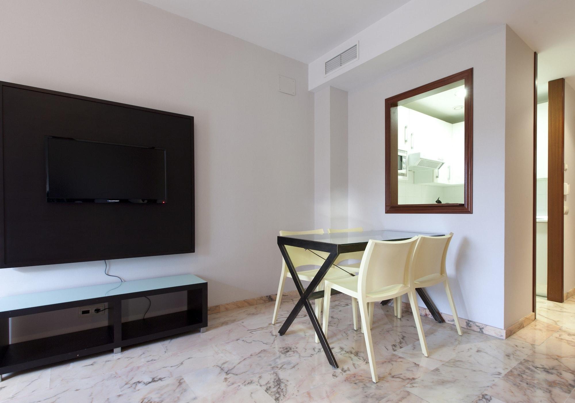Apartamentos Vertice Bib Rambla เซบีญา ภายนอก รูปภาพ